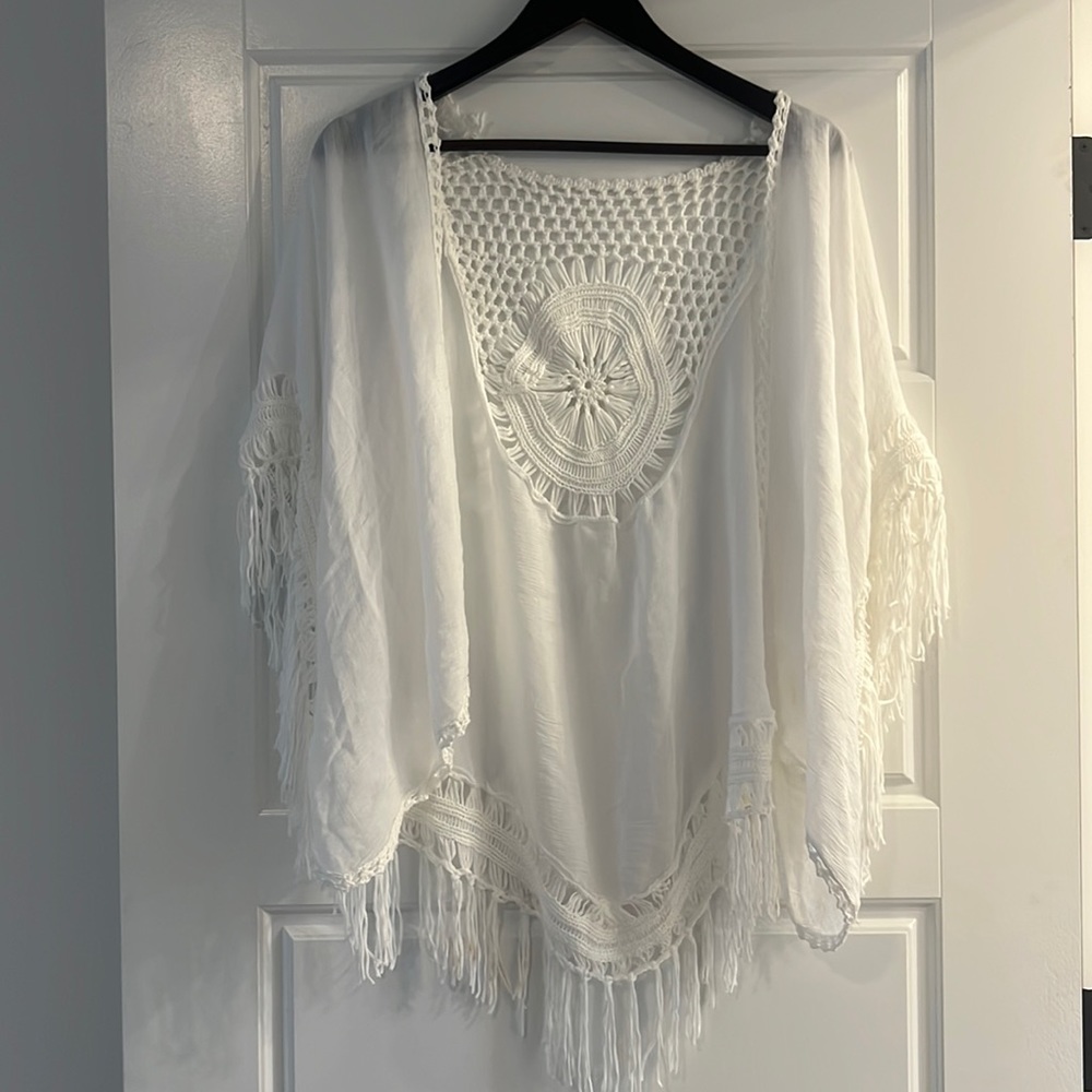 Vintage Crotchet Swim Coverup